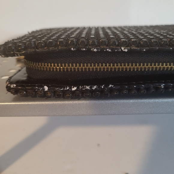 VINTAGE BLACK SEQUENCE/GLITTER WALLET/CLUTCH - Picture 7 of 9